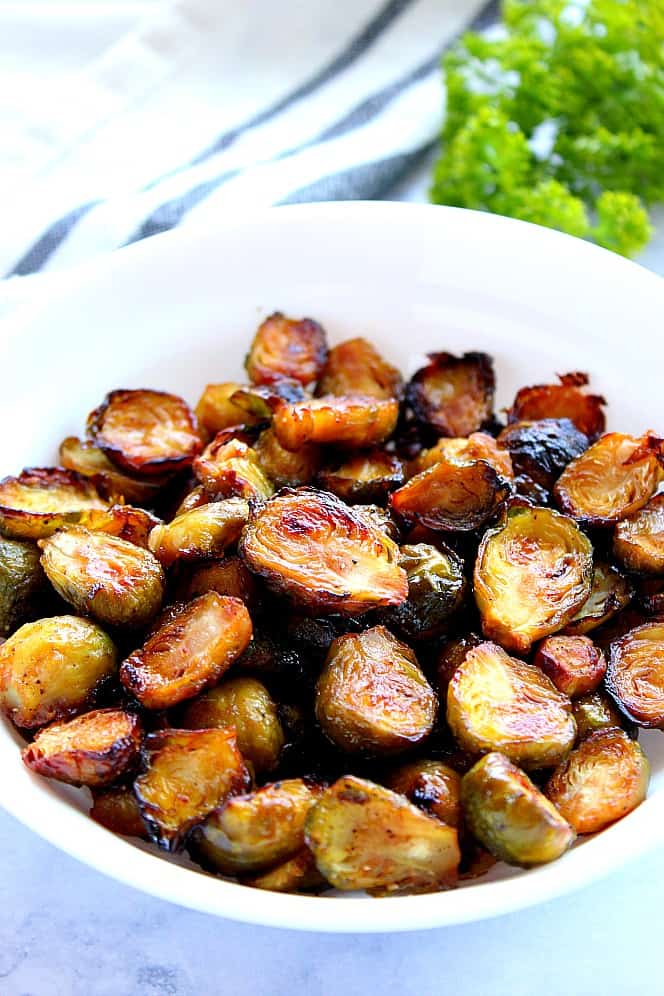 honey balsalmic brussel sprouts supalla